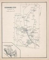 Brookline, Brookline Town, New Hampshire State Atlas 1892 Uncolored